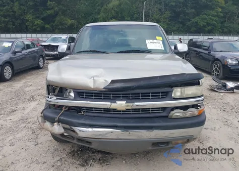 2002 Chevrolet Silverado 1500 Ls из США, поврежденный, VIN 2GCEK19T621228773